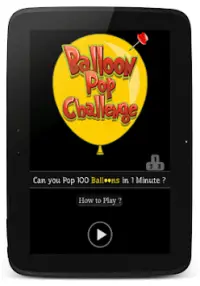 Balloon pop challenge Screen Shot 8