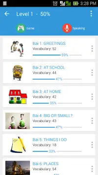 Learn English Vocabulary TFlat Screen Shot 3