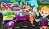 Fabrique de camion de crème glacée: jeux voiture Screen Shot 4