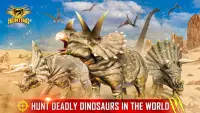 دينو هنتنغ : ألعاب الديناصورات Screen Shot 2