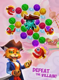 Kitty Pirates: Bubble Pop Screen Shot 1