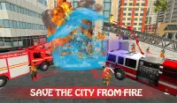 Emergency Fire Fighter Simulator: Fire Engine Game Screen Shot 7