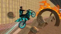 Pista acrobatica in bici da cross: gioco di corse Screen Shot 7
