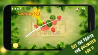 Cut Fruit World 3D - FruitSlice Fun Screen Shot 1