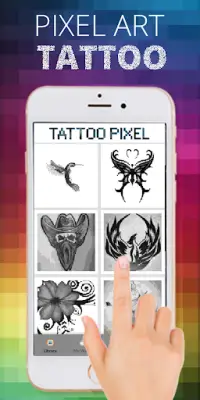 Tattoo Art Picture Pixel Coloring By Number Screen Shot 1