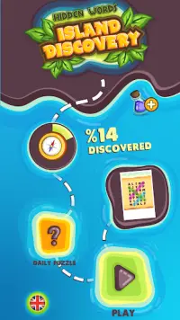 Hidden Words Island Discovery Screen Shot 1