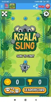 Koala Sling (Gaming App) Screen Shot 2