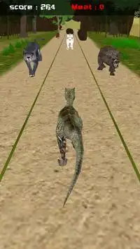 Jungle Raptor Run 3D Screen Shot 5