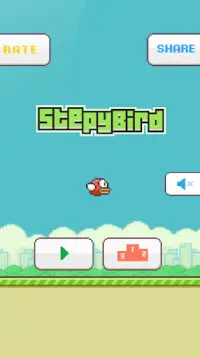 Stepy Flying Bird Tap Game Screen Shot 0