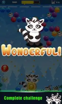 Bubble Shooting Adventure : Raccoon Rescue 2017 Screen Shot 2