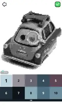 3D Cars Color by Number - LoPoly Pixel art Screen Shot 4