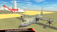 طائرة شحن وقوف السيارات لعبة محاكاة -Transport Screen Shot 2