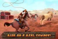 Cowboys Horse Racing Derby Screen Shot 1