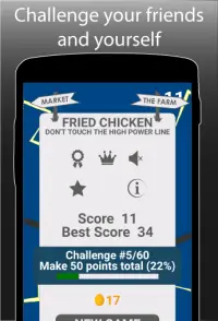 Fried Chicken - Circle Jump Screen Shot 4