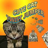 Cute Cat Twist Jumper
