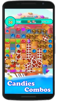 Candy Smash-Free Match 3 Puzzle Game Screen Shot 4