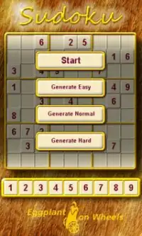 Plain Sudoku Screen Shot 1