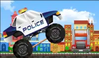 Police Monster Truck Racing Screen Shot 0