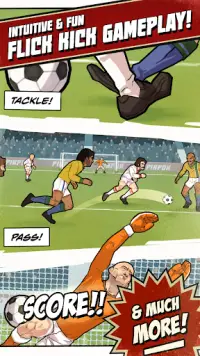 Flick Kick Football Legends Screen Shot 1