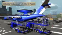 Policía Avión Transport Juego- Transform Robot Car Screen Shot 6