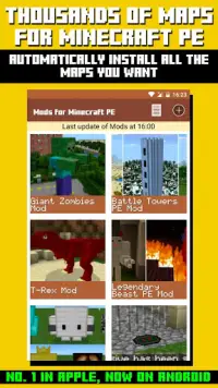 Mods untuk Minecraft PE Screen Shot 0