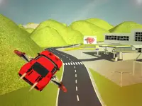 Volando del coche deportivo Screen Shot 10