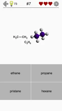 Hydrocarbons Chemical Formulas Screen Shot 4