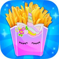Unicorn French Fries - Trendy Unicorn Carnival