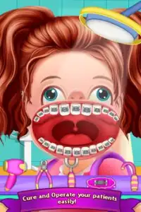 Schule Kids Braces Dentist - Virtuelle Doktor-Spie Screen Shot 4