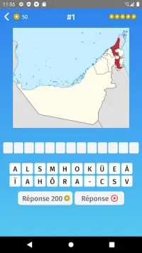Émirats Arabes Unis: les provinces - Quiz de géogr Screen Shot 0