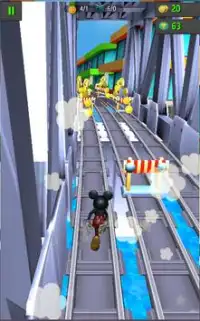 Mickey Hero Run Mouse Subway Screen Shot 4