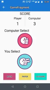 Rock Paper Scissors Screen Shot 1