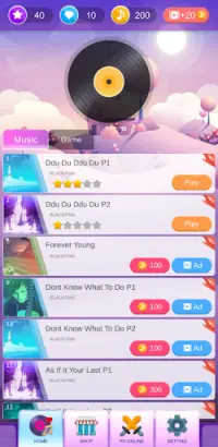 Magic Tiles - Piano Tap Game For Blackpink Screen Shot 0