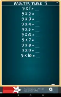 Multiplication Table FREE Screen Shot 10