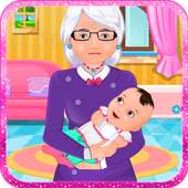 Grandmother Baby Care Feeding