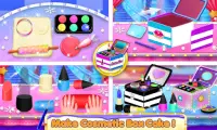 Cosmetic Box Cake and Cookie Maker Girls cooking Screen Shot 2