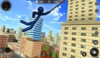 Spider Stickman Rope Hero - Black Hero Vice Town Screen Shot 6