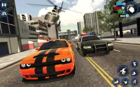 Flying Robot City Hero - Real Gangster Crime Game Screen Shot 3