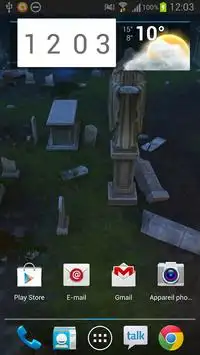 RPG Cemetery Live Wallpaper Screen Shot 1