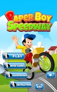 Paper Boy Speedway FREE Screen Shot 0