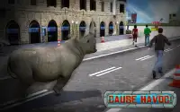 Crazy Rhino Attack 3D Screen Shot 8
