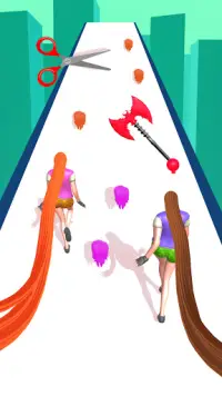 Hair Challenge Game Run 3D Screen Shot 1