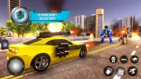 Mega Lion Robot Car Transform- Robot Shooting Game Screen Shot 2