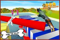 Perro loco Jump Stunt Sim 3D Screen Shot 1