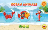 Puzzles for kids Ocean Animals Screen Shot 0