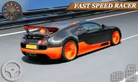kereta lumba simulator 3d memandu permainan Screen Shot 1