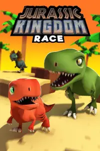 Dinossauro Jurássico: Real Kingdom Race Free Screen Shot 0