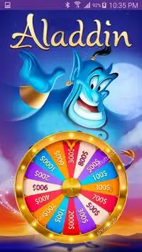 Aladdin Magic Wheel - Spin Gift Game Screen Shot 2