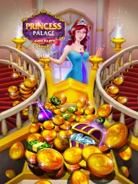 Princess Gold Coin Dozer Party Screen Shot 6