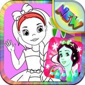 Little Princess Coloring Book for girl kids
